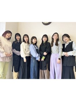 【キッズスペースあり】女性だから分かる、伝わる♪丁寧で穏やかなスタイリストさん揃いの頼れるサロン◎