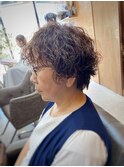 【山本智文】大人女性リッチウェーブパーマショート