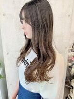 モリオ(morio)&nbsp;フェミニンロング韓国ヘアこなれロング艶髪ベージュ20代30代40代