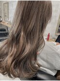 ブリーチなしのミルクティーベージュ