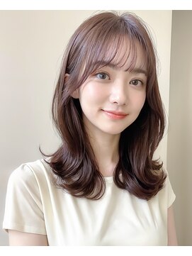 ヘアサロン ビビット 久宝寺店(VIVIT) チョコレートブラウン×外ハネカール