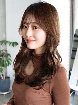 エインアンリー 明治神宮前(AIN.ANLY.) ☆レイヤーカット毛先ワンカールくせ毛風カール薄めバングデジパ