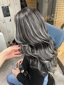 ラフ(LAFF) #着物#メルティーカラー#フェミニンロング#ウェーブミディアム