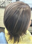 白髪染めハイライトカラー
