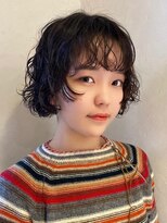 ボコカ(bococa) 【macana指名】レイヤーボブパーマウルフ登戸ミニボブ