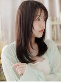 シースルーバングウルフミディアムレイヤーa浦和20代30代40代
