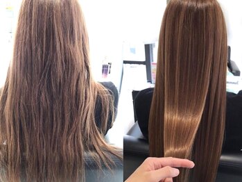 アンアートソーホー(an art soho)の写真/最新のヘアケア特許成分【トステア】超高濃度配合の髪質改善メニュー導入＊いくつになっても綺麗な髪に★