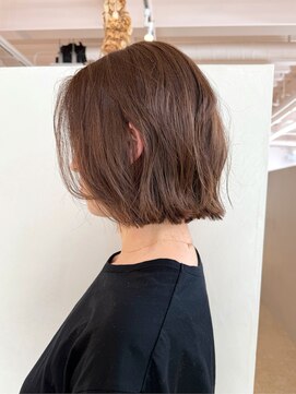 シーバイラヴィズム けやき通り2号店(Sea by LUVISM) ボブ/ミニボブ/ブリーチなしカラー/ベージュカラー