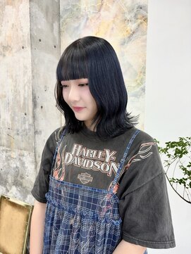 ピロ(piilo) アンブレラカラーグレー×ネイビー