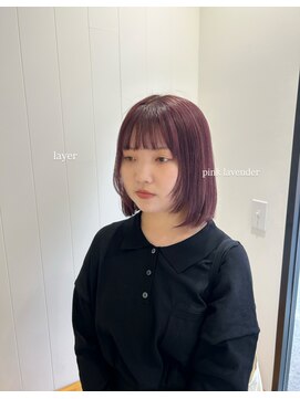 ビューバイネオリーブ 用賀店(Beau'r by neolive) 黒髪ボブルフネビージュ小顔ワンレン《用賀》