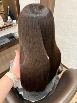 アミリー ひたち野うしく店(Amily) ハイライトバレイヤージュダブルカラーケアブリーチ20代30代