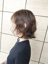 パズル(PUZZLE)&nbsp;パーマ/簡単セット/切りっぱなしボブ/２０代/３０代/４０代/白金