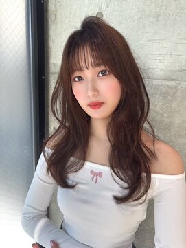 ロンド マーレ 天神大名店(Lond mare) 黒髪/オリーブグレー/小顔/ココアベージュ/レイヤーカット