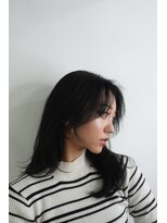 ミヨン 京都烏丸店(miyon)&nbsp;【miyon】韓国レイヤーカット×暗髪カラー×髪質改善