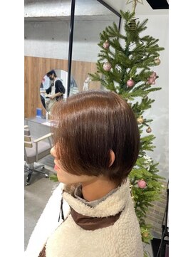 ジオ 国分寺(the O's) 切りっぱなしボブ/エアリーロング/美髪/ピンクブラウン[国分寺]