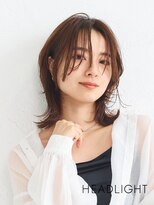 オル バイ ヘッドライト 松戸店(OLu by HEADLIGHT)&nbsp;小顔似合わせ韓国ミディアムレイヤーウルフ大人イメチェン前髪