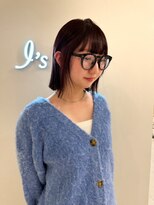 アイランド(I’sland)&nbsp;ぱっつんボブ×濃いめヴァイオレット☆