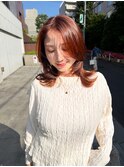 ナチュラル小顔前髪あり後れ毛サイドバング結べるボブくびれヘア
