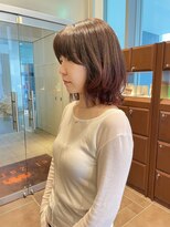 エルサフィロ ヨドヤバシ(el zafiro yodoyabashi) グラデーションカラー パーマスタイル