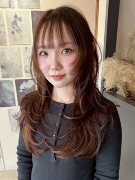 エトワ 中央店(etoi) 大分韓国かき上げレイヤーカット大人レイヤー顔まわりレイヤー
