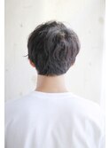 20代・30代・40代　ツーブロックリバースショート