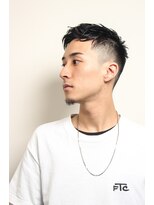 メリケンバーバーショップ フクオカ(MERICAN BARBERSHOP FUK)&nbsp;ソフトツーブロックフェザーマッシュくせ毛風パーマ11