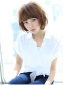 ふんわりパーマボブ センシュアルショート