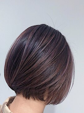 マリオ(mario) ラベージュ×バレイヤージュ×ショートボブ