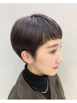 テトヘアー(teto hair) ベリーショート.ショートヘア.刈り上げない.ショートバング