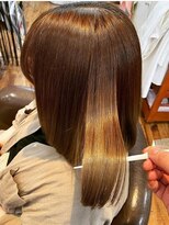 ウェーヴ アズシュガー 浜松佐藤店(wave as sugar)&nbsp;〈wave佐藤店〉縮毛矯正髪質改善トリートメントカーキグレージュ