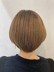 ショートヘアーに髪質改善