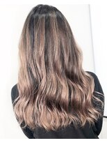 リーブル(Libre)&nbsp;外国人風コントラストバレイヤージュカラー