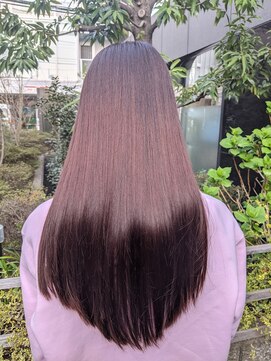 アルス ウィズ アクロス オモテサンドウ(aluss with AKROS omotesando) 根本黒髪パープルカラー