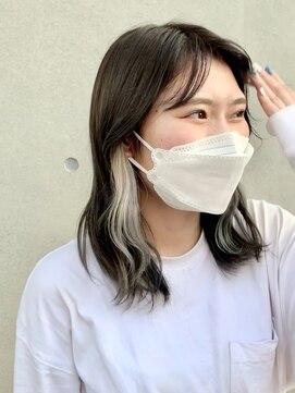 エムスラッシュ ソル センター南(M.SLASH SOL) SOLセンター南/インナーカラー/ホワイトカラー/イヤリングカラー