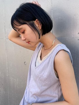 ディッセンバー 神宮前(December) 大人かわいいミニボブ オン眉