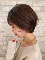 ジョエミバイアンアミ(joemi by Un ami)&nbsp;joemi新宿　大人かわいい　ひし形　ショートボブ　 花野