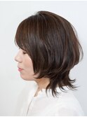 ボブベース ウルフカット ハイライト入り