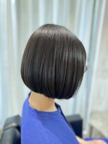 30代40代50代ダークアッシュダークグレージュ透明感白髪ぼかし