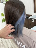 ベルヘアーデザイン 堺東(Belle hair Design)&nbsp;インナーカラー/ブルー