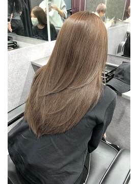 ランズ(LANDS) ベージュカラー　【韓国ヘア 大阪 梅田】