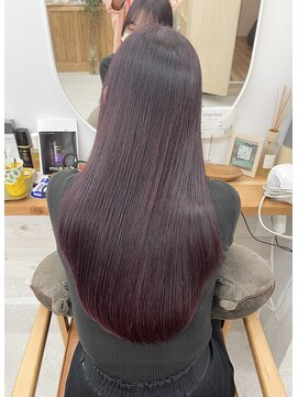 ティエル(TieLu) ミルボンプレミアムトリートメント×マーブ水×髪質改善縮毛矯正