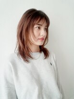 ガーランドツー(Garland 2F)&nbsp;ミディアム くびれ/ピンクベージュ/ウルフ/前髪/池袋