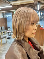 ブリッツレボルト(BLITZ R EVOLUT) あやか流!外はねボブ×ミルクティーベージュ