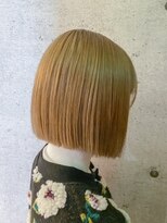 ブロッサム 大塚店(Blossom) 切りっぱなしボブブリーチカラー大塚美髪髪質改善
