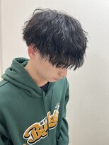 アールモンドヘア新世界 #メンズパーマ#ツイストスパイラル