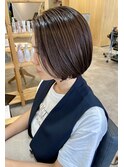 大人可愛い20代30代40代50代オススメ艶感ミニボブ♪