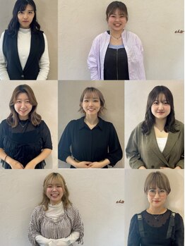 チャチャブラン(cha-cha Blanc)の写真/【金剛駅すぐ】明るくアットホームな雰囲気が自慢★可愛いスタイルはもちろん、ヘアケアのご相談もお気軽に