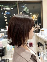 イト リトルヘアガーデン(ito. little hair garden) ラベンダーピンク×くびれボブ