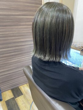 アレッタヘアーサロン(ALETTA HAIR SALON) 切りっぱなしボブ
