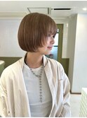 ミニボブ20代30代髪質改善ハイライトブリーチカット 立川